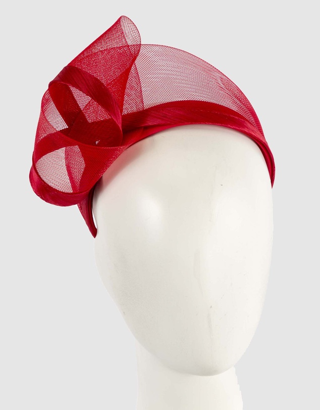 Fillies Collection - Red Headband Fascinator