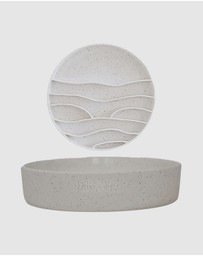 Lilly + Dash - Cat Food Water Bowl & Insert Combo