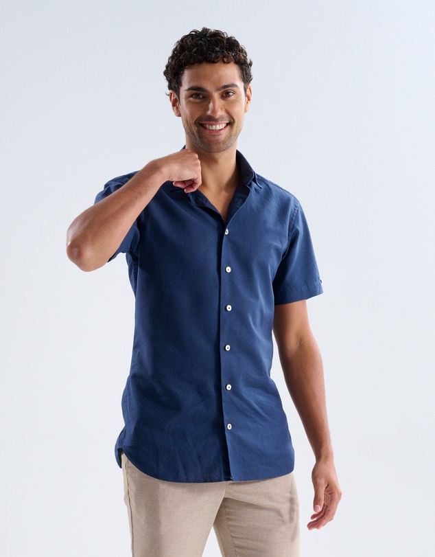 3 Wise Men - 3 Wise Men Seaglass Linen Short Sleeve Shirt