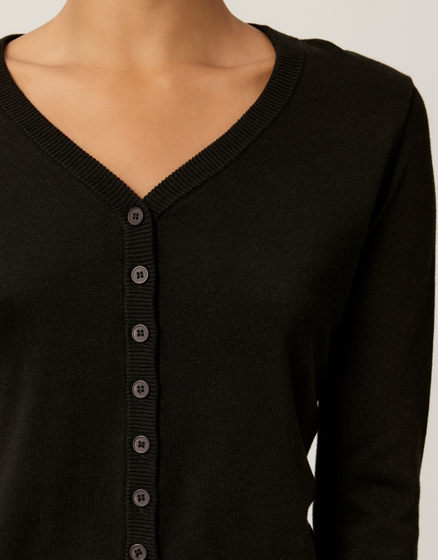 Tussah - Simone Cotton Blend V-Neck Knit Cardigan