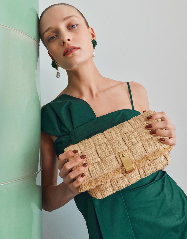 Oroton - Etta Medium Clutch Texture