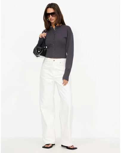 Dazie - Paris High Waisted Straight Leg Denim Jeans