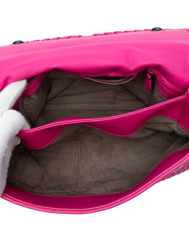 Pre-Loved by Azura Reborn - Pre-Loved Medium Nappa Intrecciato Olimpia Shoulder Bag