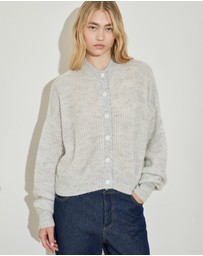 Maison Essentiele - Oversized Crew Neck Cardigan