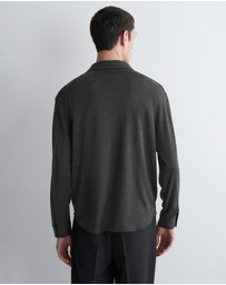 COS - Wool-Blend Jersey Shirt