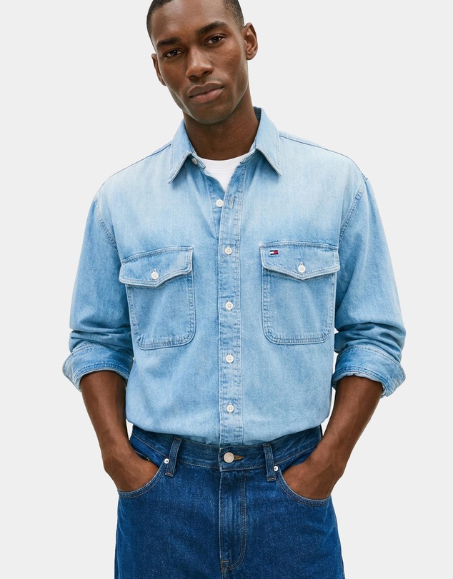 Tommy Hilfiger - Relaxed Fit Faded Denim Shirt