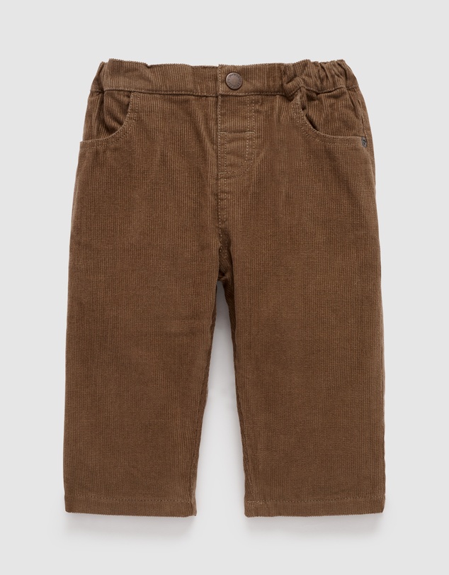 Purebaby - Corduroy Lined Pants -Kids-Babies