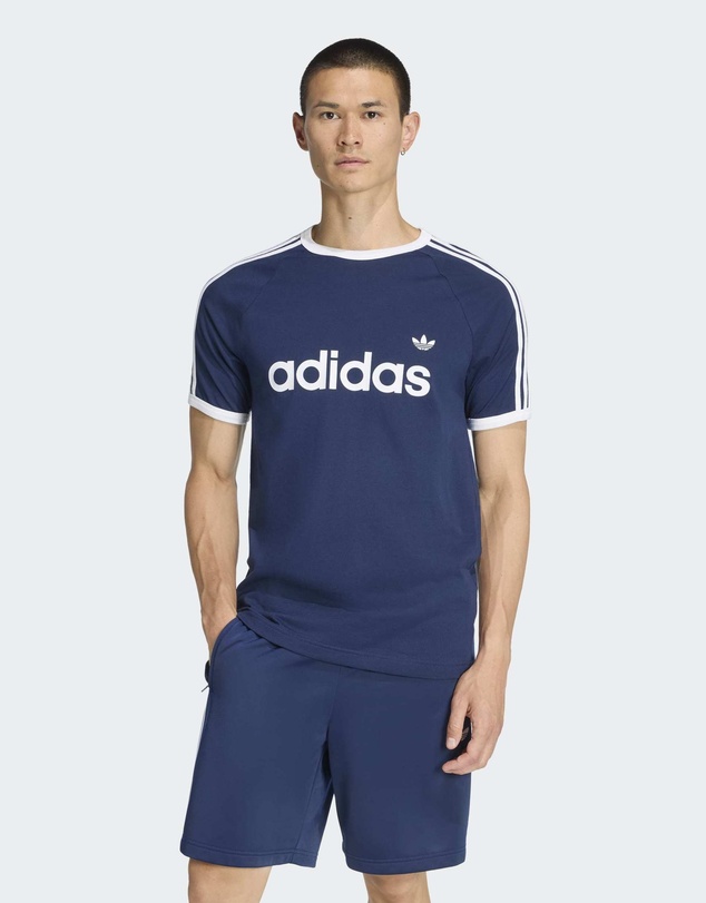 adidas Originals - 3-Stripes Slim Ringer T-Shirt Mens