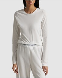 Polo Ralph Lauren - Club Cotton Long Sleeve Crew Neck Sleep T-Shirt