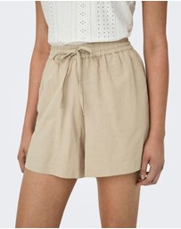ONLY - Jakiri Printed Linen Shorts