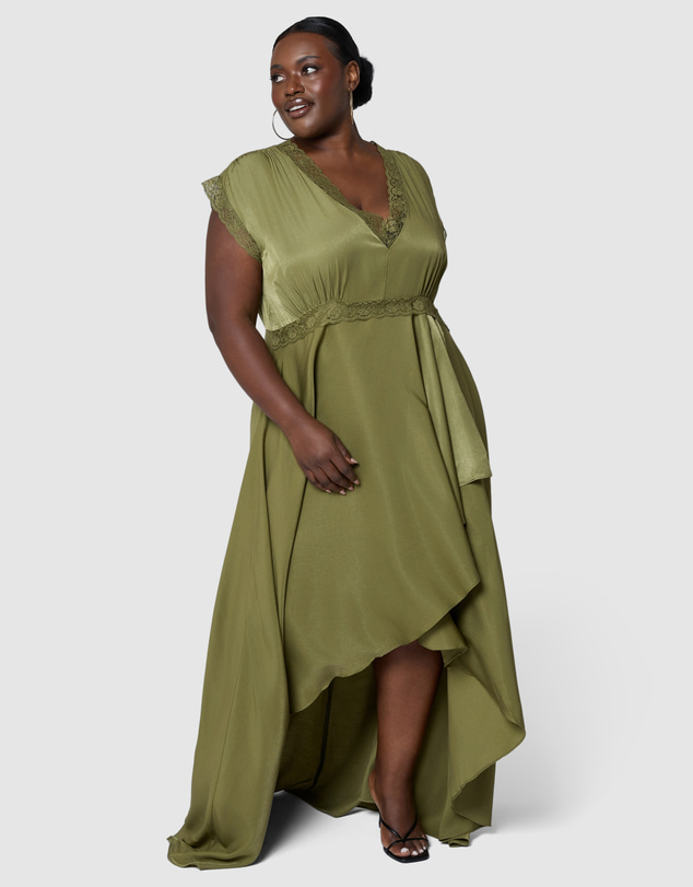 Sunday In The City - Rocked Maxi Dress