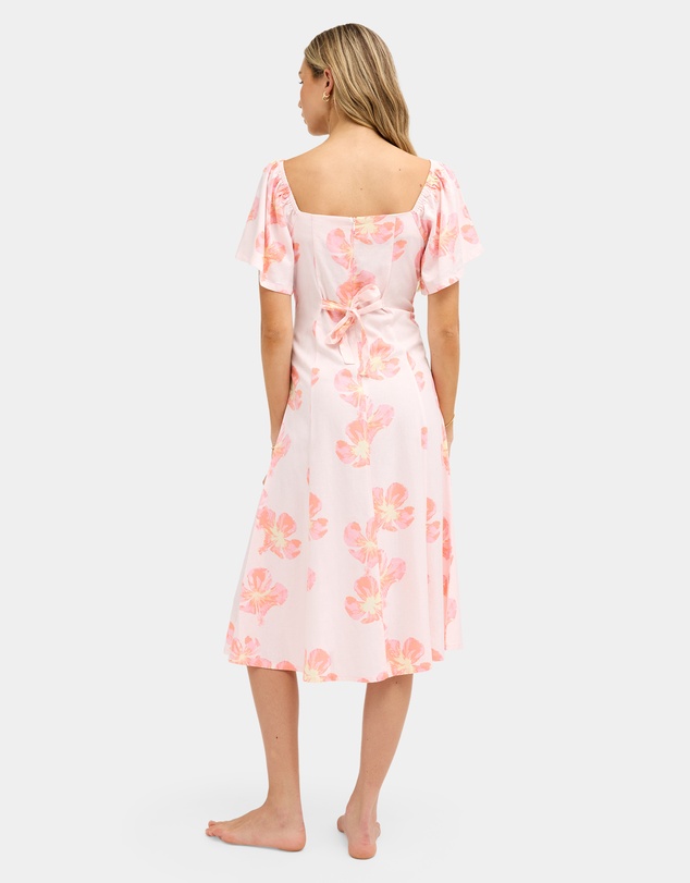 Roxy - Womens Floral Rain Midi Dress