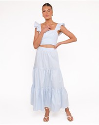 Petal & Pup - Roxia Skirt Set - Pale Blue