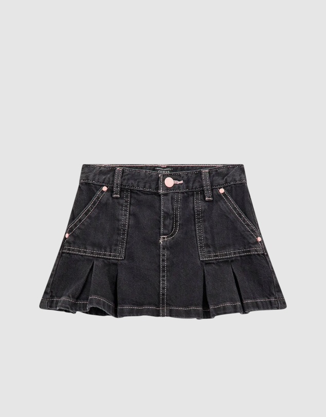 GUESS - Pleated Denim Skirt