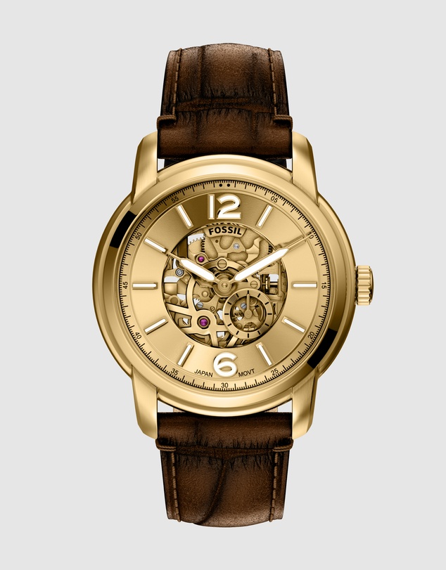 Fossil - Fossil Heritage Brown Analogue Watch