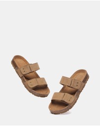 EVERAU - EverAU Ugg Aurelia Ii Cow Suede Upper Sandals