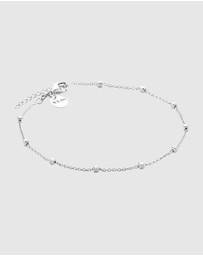 Najo - Birdsong Silver Chain Anklet (23cm + 3cm ext)