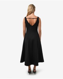 Forcast - Yana V-Neck Panel Dress