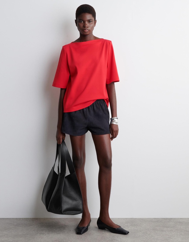 COS - Boat-Neck Cotton T-Shirt