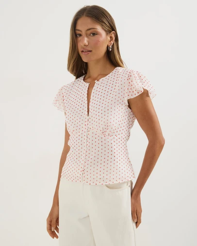 Atmos&Here - Kailee Key Hole Top