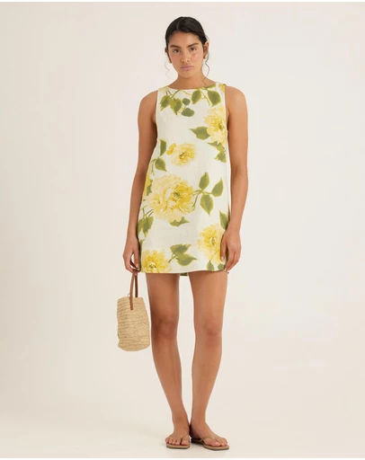 Peony - Shift Mini Dress