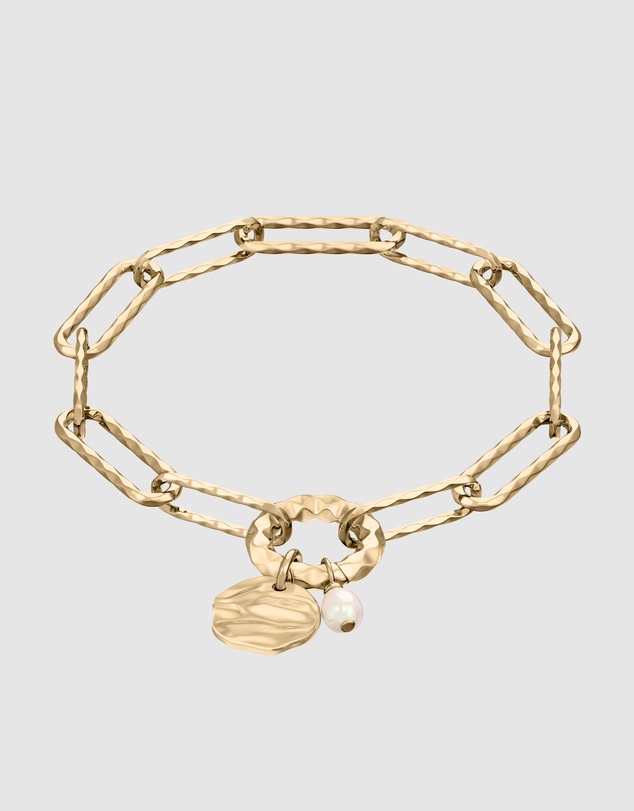 Skagen - Agnethe Pearl Gold Bracelet