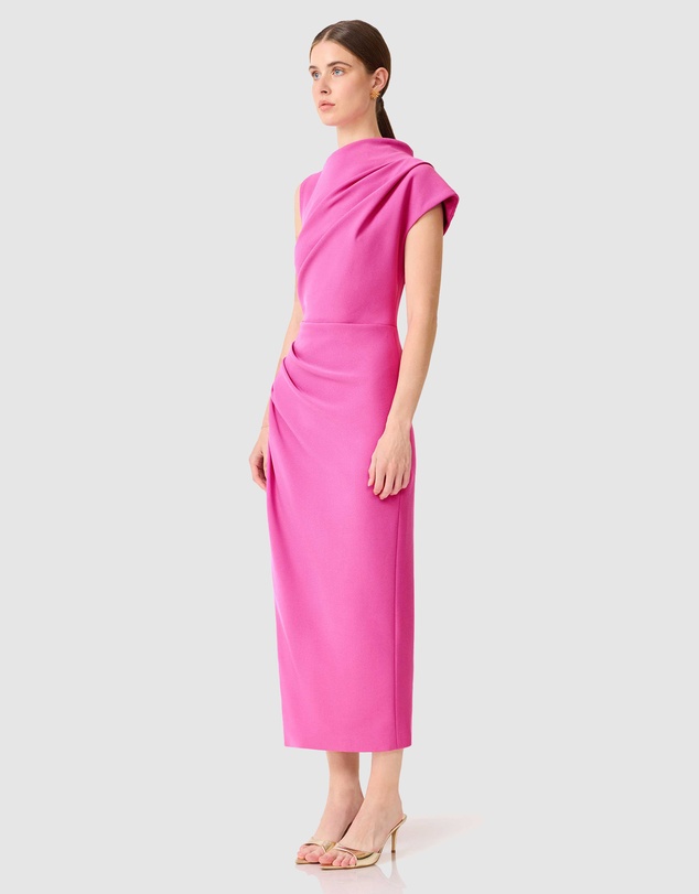 Elliatt - Chantal Asymmetrical Midi Dress