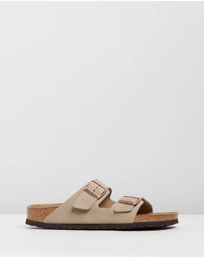 Birkenstock - Womens SFB Arizona Suede Leather Narrow Sandals