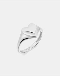 Ania Haie - Silver Love Signet Ring