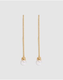By Charlotte - Whispers of Tranquillity Pearl Thread Earrings