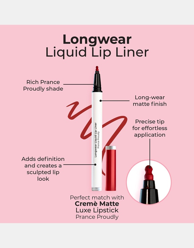 MCoBeauty - Longwear Liquid Lip Liner - Prance Proudly