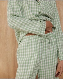 Atmos&Here - Ava Gingham Long PJ Set