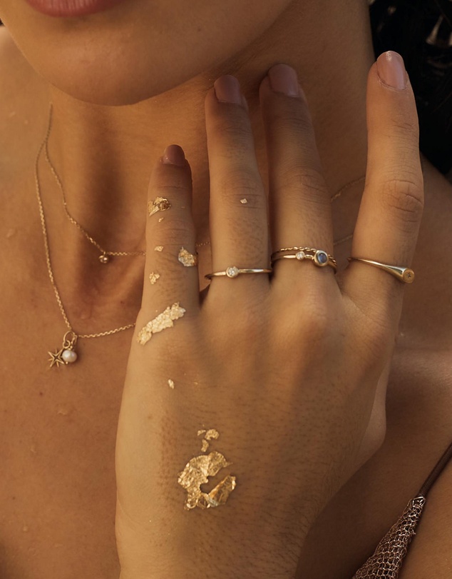 Luna Rae - Solid Gold - Stellar Ring