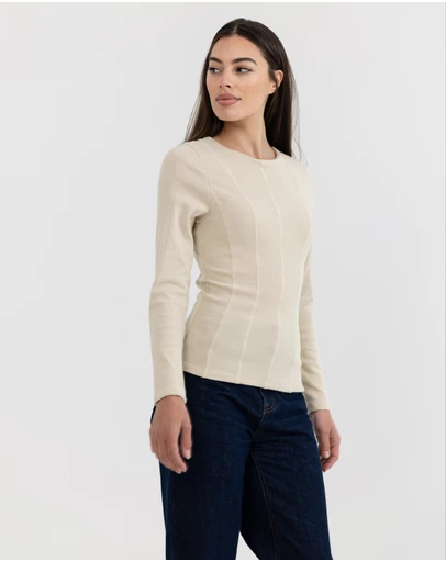 Mod Squad - Luxe Rib Panel Top