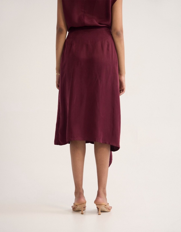 Oxford - Ronja Cupro Draped Skirt