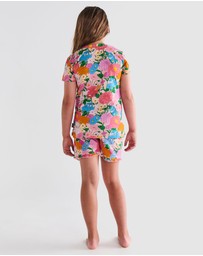 Kip&Co - Organic Cotton SS Tee & Frill Shorts Pyjama - Kids-Teens