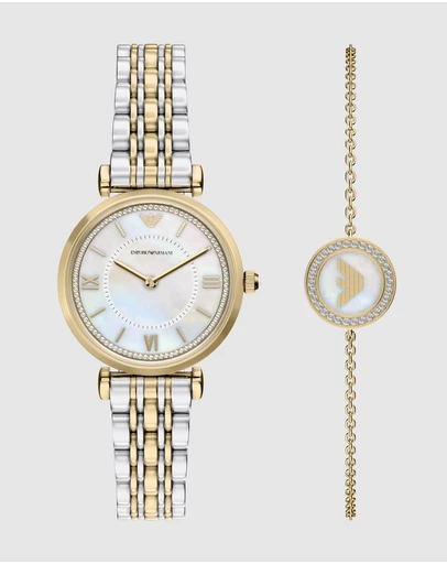 Emporio Armani - Two Tone Analogue Watch