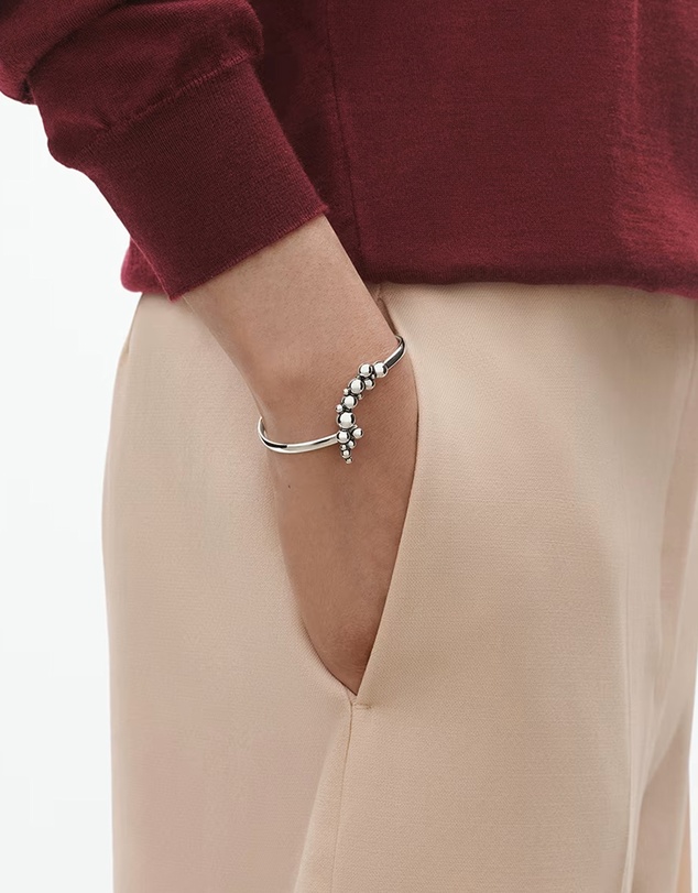 Georg Jensen - Moonlight Grapes Slim Bangle