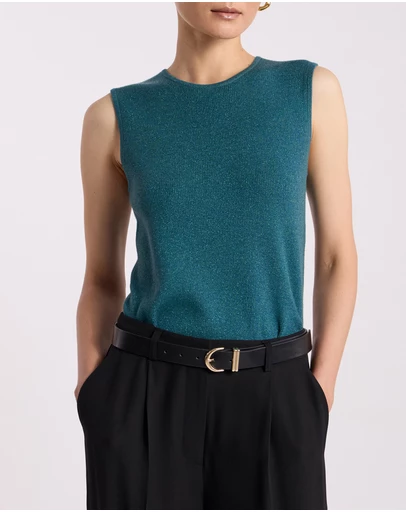 David Lawrence - Natalia Shimmer Knit Tank
