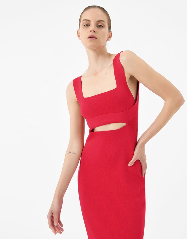 Forcast - Elia Cutout Knit Dress