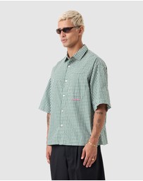 Zanerobe - Box Crop Shirt Forest Check