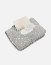 Storksak - Organic Tote Rain Drop Change Station