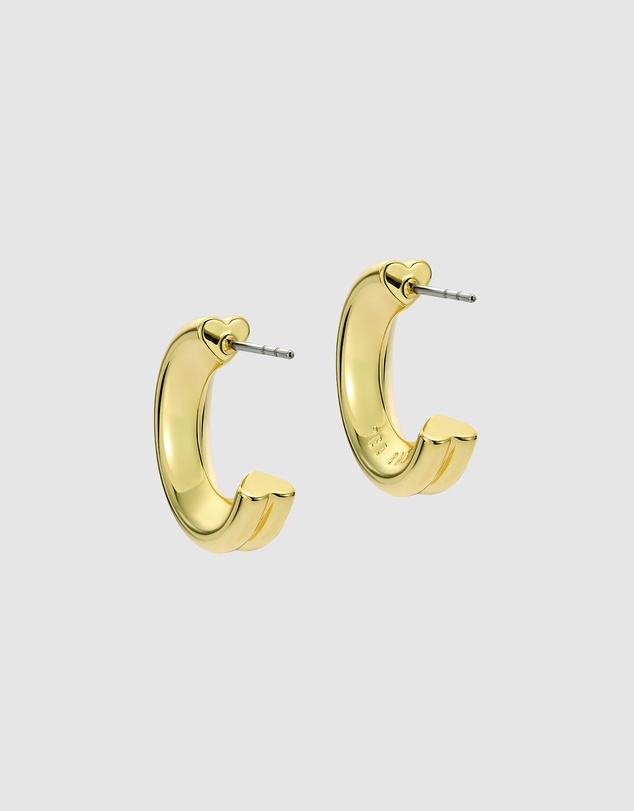 Ted Baker - HILYA: Hidden Heart Small Hoop Earrings