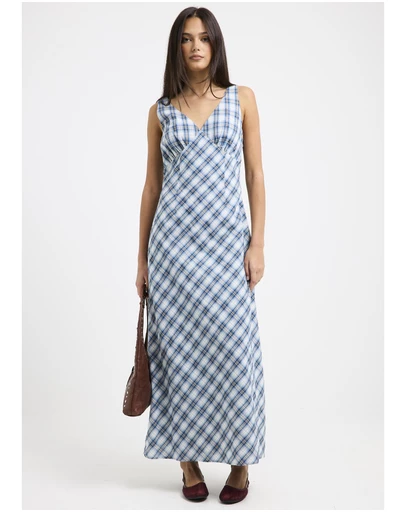 Subtitled - Kaia V Neck Midi Dress
