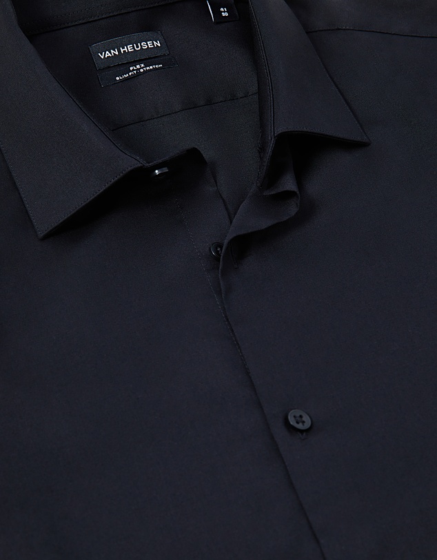 Van Heusen - Solid Colour Stretch Blend Shirt
