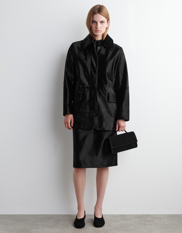COS - Suede Clutch