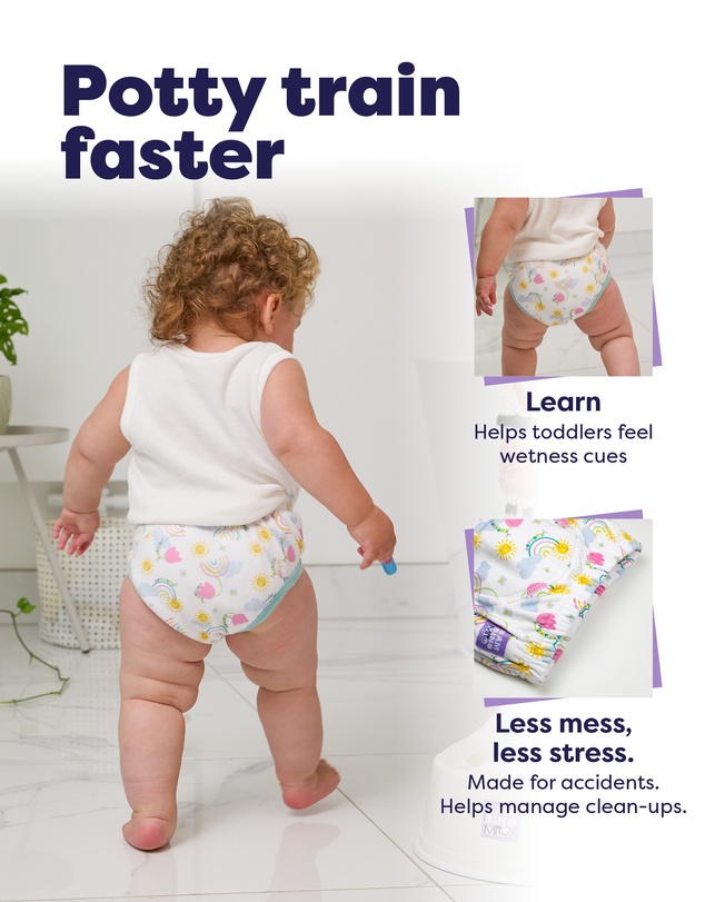 Splash About - 3 Pack Reusable Potty Training Pants Elite - Blue Skies