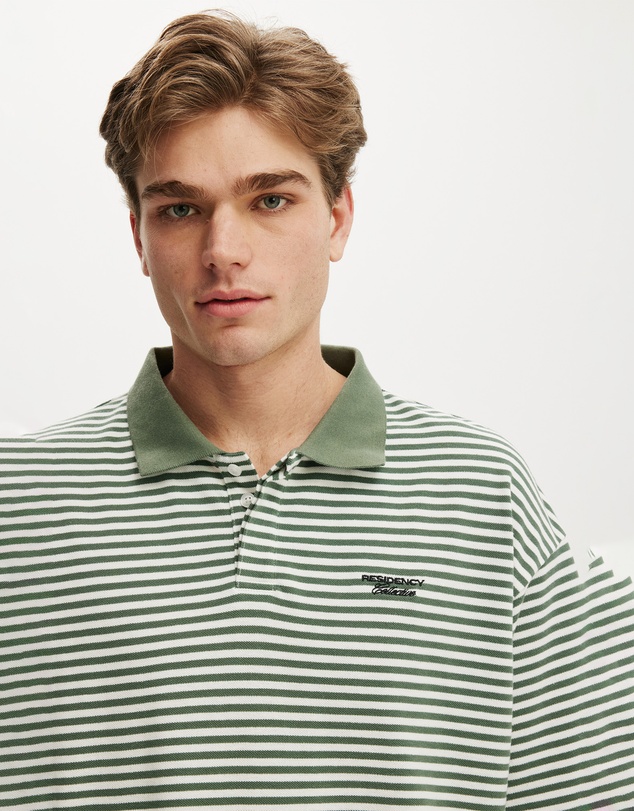 Cotton On - Box Fit Short Sleeve Polo