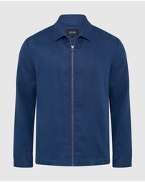 Oxford - Adem Linen Zip Bomber