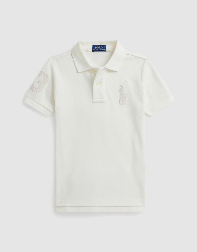 Polo Ralph Lauren - Big Pony Cotton Mesh Polo Shirt - Kids